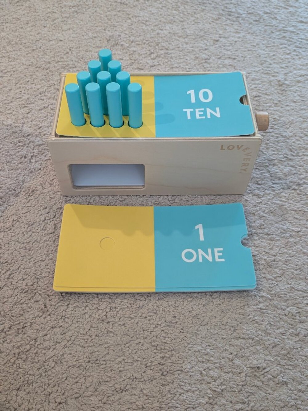 Lovevery Wooden Counting Box - Picture 4 of 6